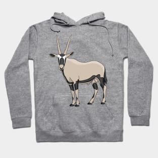 Oryx cartoon illustration Hoodie